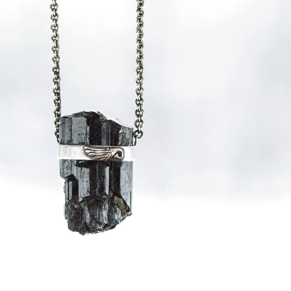 Black Tourmaline Pendant Necklace