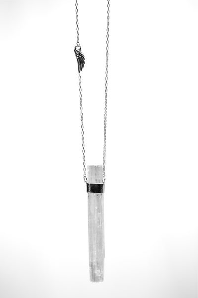 Selenite Pendant Necklace