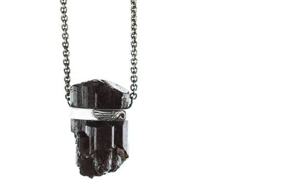 Black Tourmaline Pendant Necklace