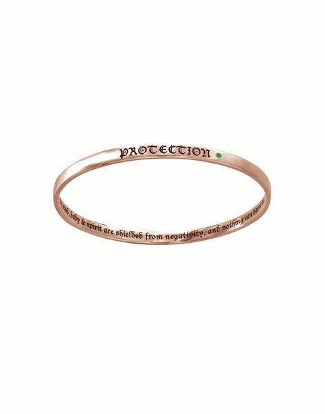 Mantra Bangle Bracelet