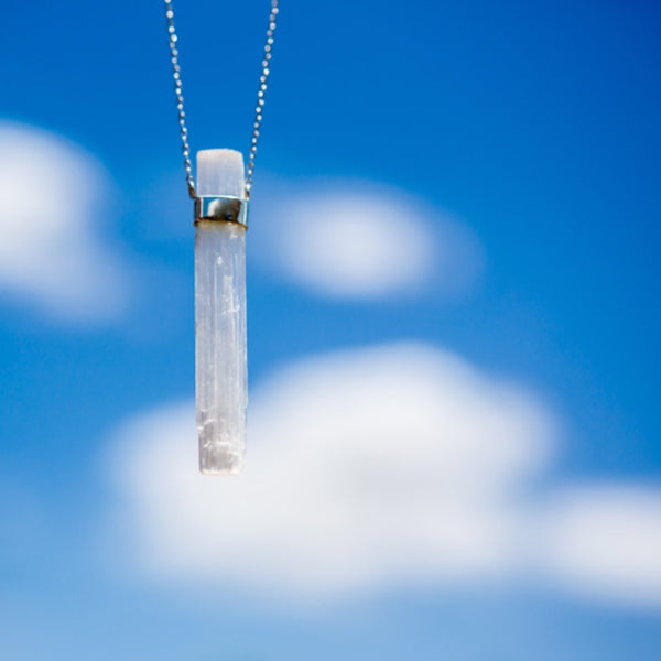 Selenite Pendant Necklace