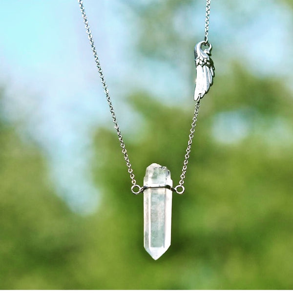 Crystal Quartz Pendant Necklace