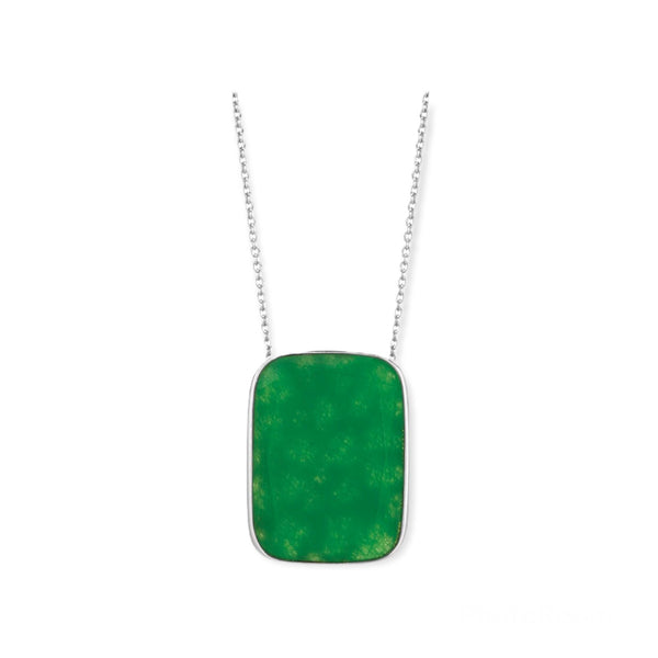 Green Onyx Pendant Necklace