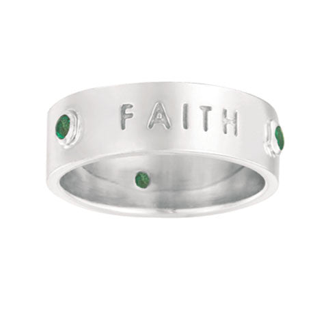 Faith, Trust, Love Ring
