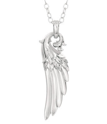 Bold Wing Pendant Necklace