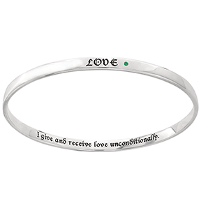 Mantra Bangle Bracelet