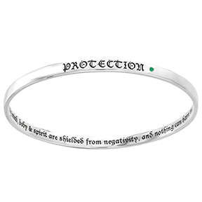 Mantra Bangle Bracelet